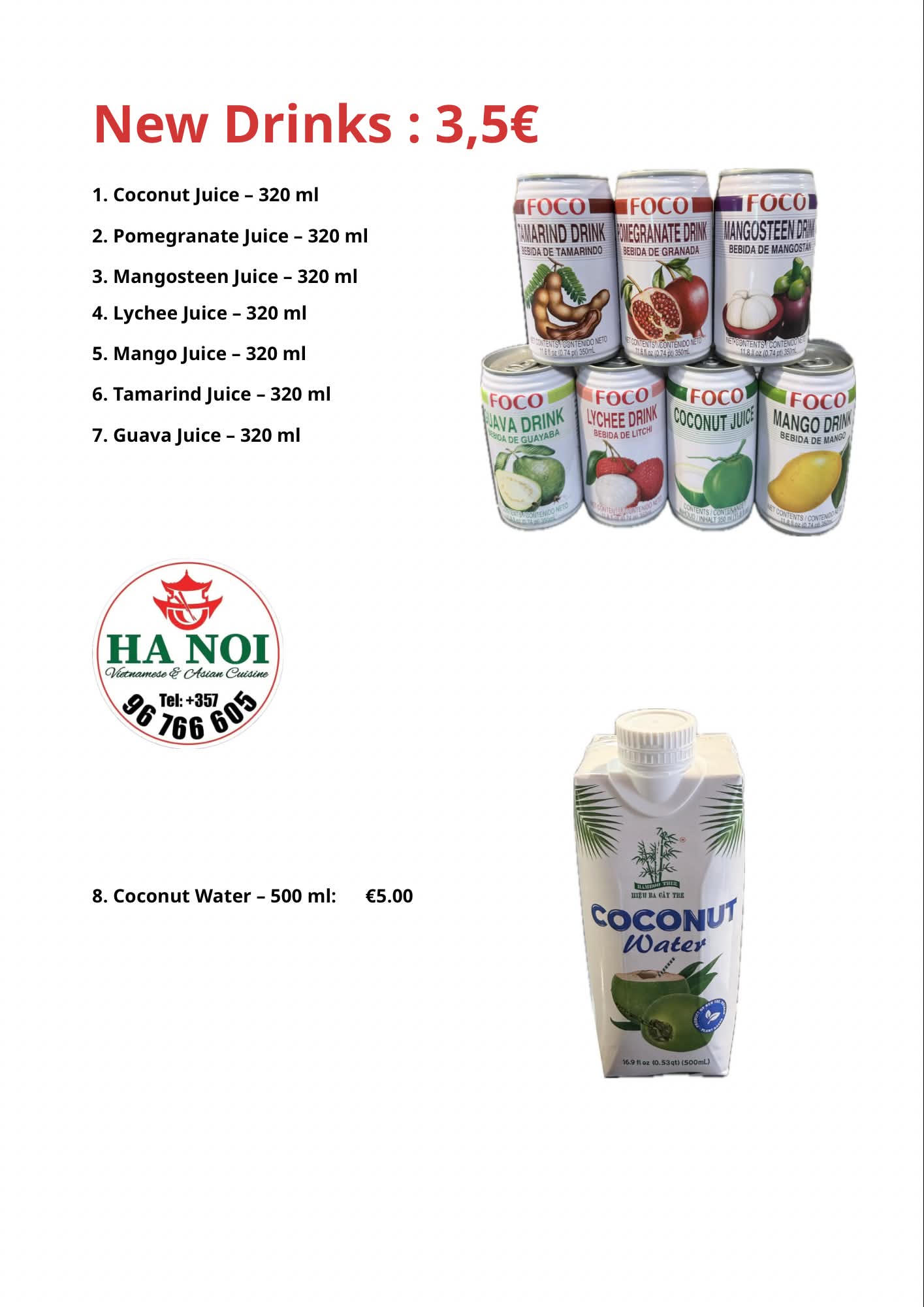 Ha Noi Limassol menu page 20